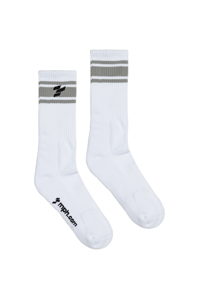 MPH Crew Socks - White