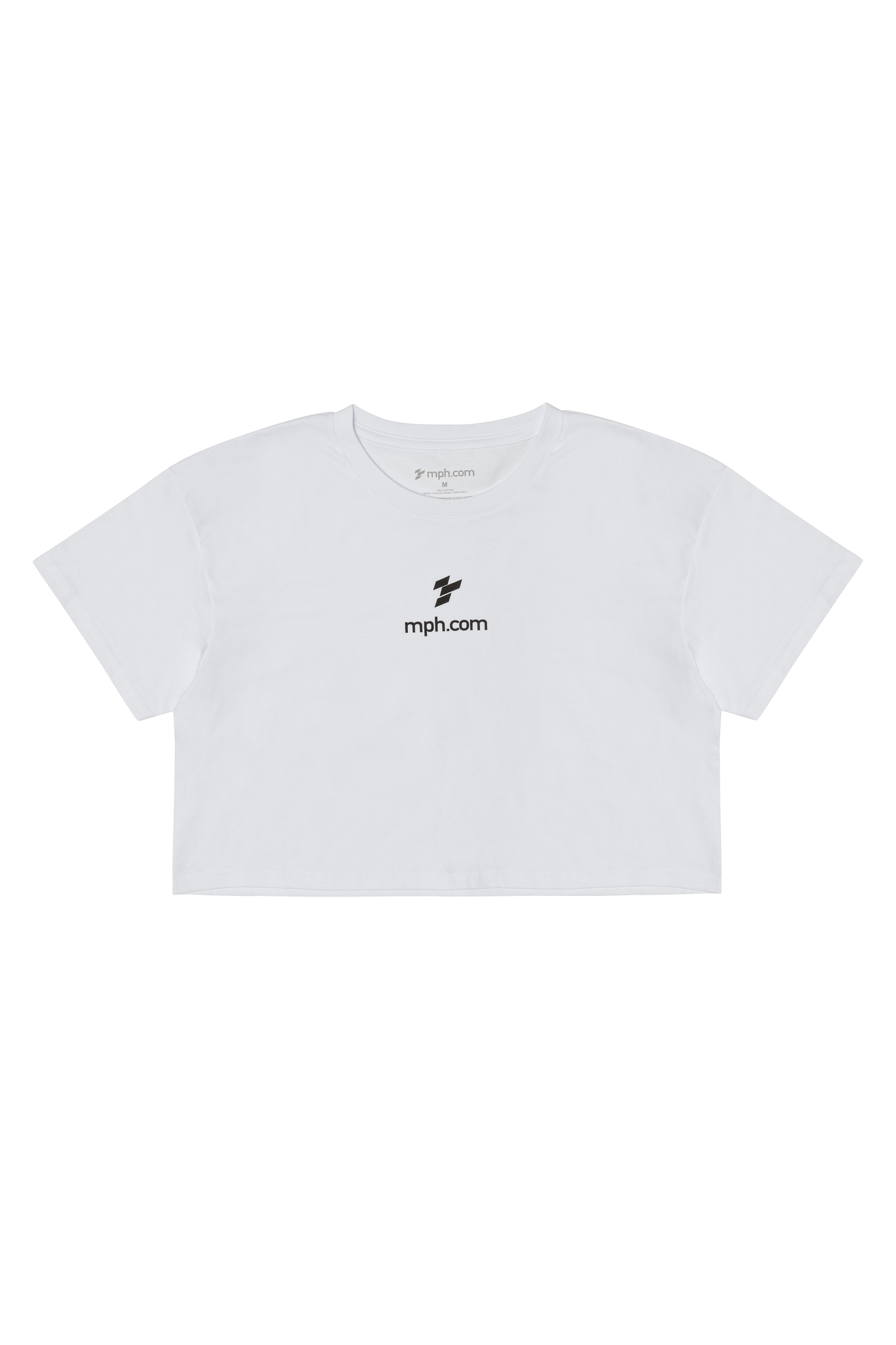 MPH Women's Crop Tee -  White